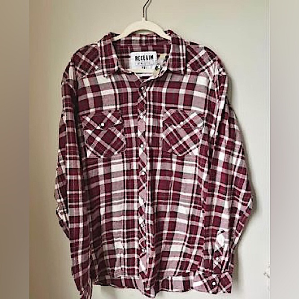 NEW Reclaim Athletic Flannel from the Buckle XXL
